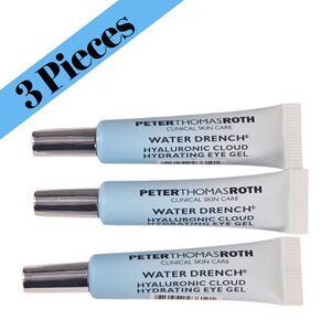 3X Peter Thomas Roth Water Drench Hyaluronic Cloud Hydrating Eye Gel 3ml
